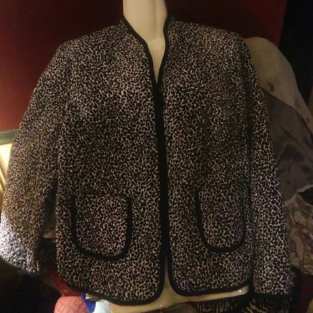Requirements Black and White Patterned Jacket